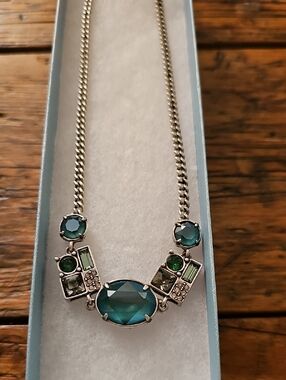 Forest Green Crystal Necklace